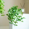 Decorative Flowers Hanging Plant Fake Plants With Pots Wall Home Room Indoor Outdoor Decor