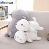 Plüschpuppen 1 stück 35/50/65 cm Kawaii Liegende Katze Plüschtiere Gefüllte Nette Katze Puppe Schönes Tierkissen Weiches Cartoon Kissen Kind Weihnachtsgeschenk 230410