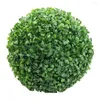 Fleurs décoratives 13/18/23/28 cm artificielle vert plastique plante herbe boule Simulation ornement fête jardin décoration