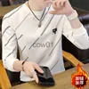 Męskie koszulki Spring Men Long Rleeve T-shirs Koszulka Koszulka długa odzież męska Niezwyciężona górna odzież Plus M-3XL XXXL J231111