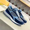 RUN AWAY Trainer Men Shoes Designer Sneakers Suede Canvas Lace Up Trainers Skate Casual Shoes 38-45 With Box NO286