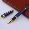 Ballpoint Pens Jinhao X450 Metal Ball Point Spiral Blue Pigieniarnia School School Supplies Golden Ink Rollerball