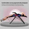 Sedia per esercizi addominali per palestra domestica, terapia di inversione per sedia sportiva pieghevole per sollievo dalla schiena