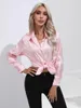 Women's Blouses Fashion Women Loose Long Sleeve Leopard Print Shirt Spring Summer Lady Big Size Single Breasted Blouse Tops