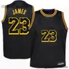 LeBron James Basketball Jerseys Ke Bryant Jersey 2023-24 Edition City White Black