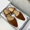 Дизайнерские тапочки дамы мулы сандалии Totem