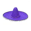 Berets Sombrero Party Hat Straw Fiest Mini Mexicains Drop