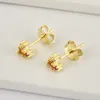 Stud ANDYWEN 100% 925 Sterling Silver Mini Stud Earring Colorful Rainbow CZ Zircon Round Climber Fine Jewelry Luxury 230410