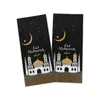 4 PC Gift Wrap 100st Eid Mubarak Presentväskor med rep Ramadan Boy Birthday Party Wrapping Kareem Decoration 2023 Islamiska muslimska partiförsörjningar Z0411