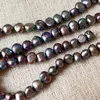 Choker 7-8mm Baroque Pearls Strand Necklace Irregular Nuggets Black Natural Freshwater Pearl Necklaces For Women Healing Chokers