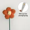 Decoratieve bloemen Handgebroken haakhaak Daisy Bouquet Melk katoen kunstmatig zelfgemaakte bloem creatief diy festival cadeau huisdecoratie