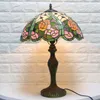 Lampes de table Style cygne Vintage rétro turc mosaïque lampe de bureau pour chambre salon vitrail LED lumières