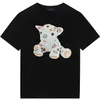 T-shirt da uomo in edizione limitata Coniglio Designer Bear Tiger Duck Stampa T-shirt a maniche corte larghe in cotone T-shirt di marca di lusso Pullover T-shirt da donna da uomo T-shirt per coppie