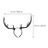 Bandanas Simulation Antler Headband Hair Elk Horn Headbonad Christmas Santa Hoop Accessories Costume Hairband Prom Headpiece Horns