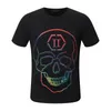 Men's T-Shirts Phillip Plain designer printing PP Skull Diamond t shirt Short sleeve Dollar Brown bear Brand tee O-Neck high Quality Skulls TShirt Streetwear P55