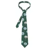 Bow Ties Dandelion Tie White Green Cosplay Party Neck Classic Casual For Male Design Collar Necktie Gift