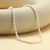 Choker ALLME Franse Ovale Imitatie Parel Strand Kralen Kettingen Voor Vrouwen 14K Vergulde Messing Ketting Bruiloft Sieraden