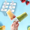 Dondurma aletleri popsicle kalıpları 6 adet silikon bpa ücretsiz kalıp yeniden kullanılabilir kolay sürüm 230411