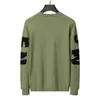 24SS Mens Sweater Sweater Womens Sweater امرأة رجال سبيكة بلوفر النمط الإيطالي السببيين زوجين رقيقة في الهواء الطلق حجم هوديي كلاسيكي الحجم M-3XL.FY773