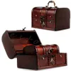 2st Set Tood Pirate Jewelery Storage Box Case Holder Vintage Treasure Chest2590