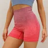 Yoga outfit hög midjeträning shorts sömlös fitness scrunch rumpa sexiga kvinnor som kör persika hip sport gym leggings 230411