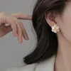 Ohrstecker Südkorea Mode Exquisite Licht Luxus Ball Blume Perle Geschenk Business Bankett Frauen Schmuck 2023