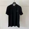 2023 Designer Stones Island T-shirt d'été pour hommes respirant lettre ample imprimé amateurs de mode de rue 100% coton T-shirt hk