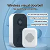 Doorbells ذكي مقاوم للماء مرئي الباب اللاسلكي المنزل البعيد عن بعد الرؤية الليلية مراقبة الفيديو الداخلي للعبث الباب yq2311111111