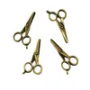 Charms 40Pcs 16 34MM Antique Bronze Plated Scissors Pendants Handmade Decoration Vintage For DIY Jewelry Making Findings