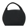 Ensembles de vaisselle noir Portable sacs à déjeuner pour hommes femmes enfants femme boîte sac mode isolé thermique pique-nique fourre-tout refroidisseur