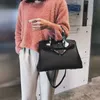 Dames tassen single platinum ontwerper 2024 schoudersatchel grote dames mode lychee mode Koreaanse versie