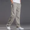 Męskie spodnie męskie Casual Cargo Bawełniane spodnie męskie luźne proste spodnie elastyczne prace spodni marka joggery męskie super duże rozmiar 6xl W04144