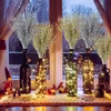 Decorações de Natal 15 peças artificial espumante baga seca decoração para escolher galhos ramo flor vara feriado festa de casamento 231110