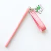 Romantyczny różowy styl Sakura Wstbon Gel Pen Rollerball podpisanie biura School Supply Artykuły papiernicze 0,5 mm czarny atrament