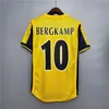 2002 2005 HENRY BERGKAMP Erkek RETRO Futbol Formaları 90 92 93 94 96 97 V. PERSIE VIEIRA MERSON ADAMS Deplasman 3. Futbol Forması Kısa Uzun Kollu Üniformalar