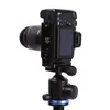 Nikon D7200 D5200 D810A D800 D750 D610 DSLRカメラトリポドヘッドヘッドユニバーサルアルミニウム合金クイックリリースプレートL BR OWBUのFREESHIPINGMPU105