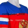 Vin Weng 2016 2014 Evgeni Malkin Russia Jersey SOCHI Team Russia Hockey Jersey cousu russe 11 Evgeni Malkin Hockey JE