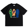 Men's T-Shirts Men T-Shirt Cotton Oversized Summer Printed YCOA Graphic Harajuku Hip Hop Loose Tops Tees Korean Fashion Y2k Aesthetic Clothing 230411