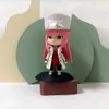 Anime Manga Darling in the Franxx Animation 02 Zero Two Kawaii Model Cute Standing 10cm PVC Static Toy Decoration Lover Dift Doll 230410