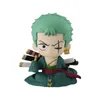 Anime manga Figura Gasha Nami Monkey D Luffy Roronoa Zoro Trafalgar Water Law Toys Kawaii Pvc Model Oll Ornaments Prezent 230410