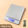 Digital Electronic Kitchen Scales Says 0.01g Pocket Weight Jewelry Weighing Kitchen Bakery LCD Display Scale With Retail Box 500g/0.01g 3KG/0.1g Dropshipping