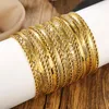 Bangle Light Luxury 19pcs/set handledsarmband för kvinnor Lady Bohemian Multi-Layer Geometric Big Circle Exquisite Pulseras Mujer