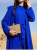 Ethnic Clothing Cardigans Dubai Islam Open Abaya Turkish Skromne stroje