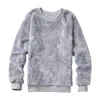 Pulls pour hommes Hommes Sweat-shirt Double face en peluche à manches longues O-Cou Lâche Gardez au chaud Mâle Pull d'hiver