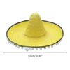 Berets Sombrero Party Hat Straw Fiest Mini Mexicains Drop