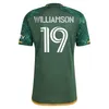 Portland Timbers Futbol Formaları 18 ZAC MCGRAW 19 ELYK WILLIAMSON 5 Claudio Bravo 13 Dario Zuparic 29 Juan Mosquera 33 Larrys Mabiala Futbol Gömlek Kitleri 2023-24 FC