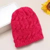 Beanies Beanie/Kafatası Kapakları 10 Renk Bayanlar Sıradan Cap Solid Sevimli Kadın/Erkekler Kadın Beanie Örgü Kış Sonbahar Şapkaları Isıtıcı Bonnet