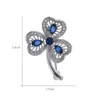 Broches Weimanjingdian merkaankomst kubieke zirkonia kristal drie bladeren klaver schattige sieraden geschenken
