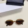 Designer Sunglass 23ss vintage womens sunglasses metal oval CL43235 sunglasses