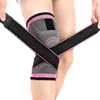 Genouillères 1pc sport course entraînement arthrite manchon de compression élastique soulagement de la douleur antidérapant attelle gymnastique rotule stabilisateur soutien